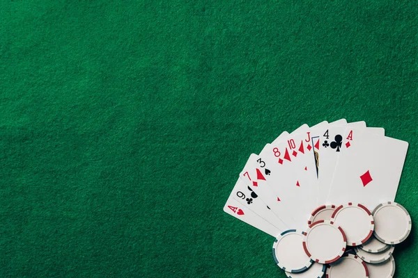 Live dealer card game studio with multiple camera angles